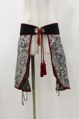 Qutie Frash / 2022-黒炎-ラップスカート  黒 H-25-10-26-026-QU-JA-KB-ZH