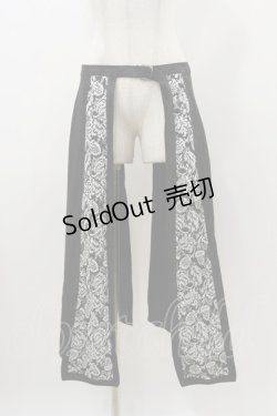 画像1: Qutie Frash / 2021銀麗-GINREI-ラップロングスカート  黒 H-25-10-26-027-QU-SK-KB-ZH