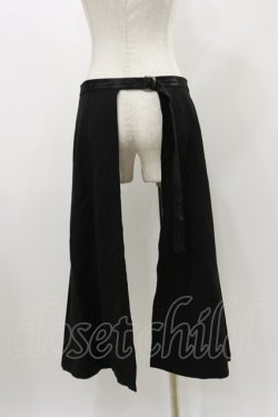 画像2: Qutie Frash / 2021銀麗-GINREI-ラップロングスカート  黒 H-25-10-26-027-QU-SK-KB-ZH
