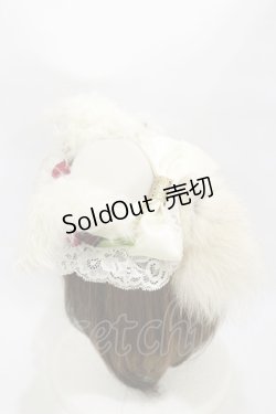画像2: GOTHIC HOLIC / 耳しっぽミニハット  白 H-25-10-26-003-PU-AC-KB-ZH