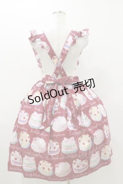 画像2: Emily Temple cute / Decoration CAKEエプロン風ワンピース  レッド H-25-10-26-031-ET-OP-KB-ZH