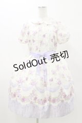 Emily Temple cute / フリルROSEワンピース  ラベンダー H-25-10-26-033-ET-OP-KB-ZH