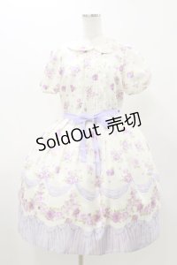 Emily Temple cute / フリルROSEワンピース  ラベンダー H-25-10-26-033-ET-OP-KB-ZH
