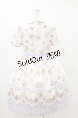 画像2: Emily Temple cute / フリルROSEワンピース  ラベンダー H-25-10-26-033-ET-OP-KB-ZH