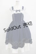 Chalmiere / 不思議の国のジャンパースカート M ネイビー H-25-10-27-001-PU-OP-NS-ZH