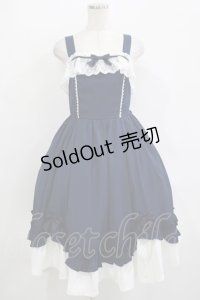 Chalmiere / 不思議の国のジャンパースカート M ネイビー H-25-10-27-001-PU-OP-NS-ZH