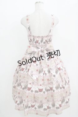 画像3: axes femme kawaii / お菓子柄ジャンパースカート M ピンク H-25-10-27-003-AX-OP-NS-ZH