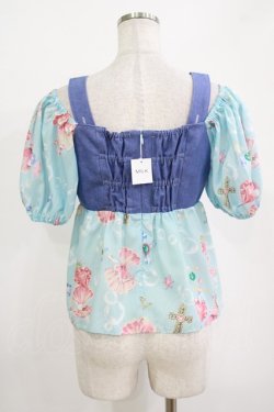 画像3: MILK / ジュエルShellトップス  アクアシェル×ブルーデニム H-25-10-27-026-ML-TO-KB-ZH