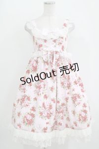 BABY,THE STARS SHINE BRIGHT / シュガーブーケ柄ロココジャンパースカート Free ピンク H-25-10-27-004-BA-OP-NS-ZH