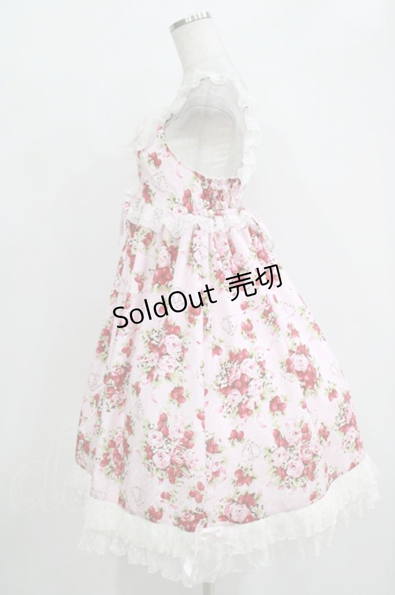 画像2: BABY,THE STARS SHINE BRIGHT / シュガーブーケ柄ロココジャンパースカート Free ピンク H-25-10-27-004-BA-OP-NS-ZH (2)