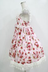 画像2: BABY,THE STARS SHINE BRIGHT / シュガーブーケ柄ロココジャンパースカート Free ピンク H-25-10-27-004-BA-OP-NS-ZH (2)