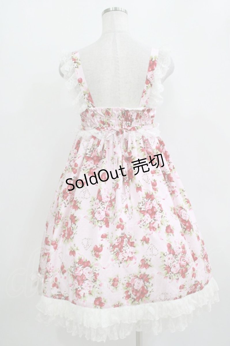 画像3: BABY,THE STARS SHINE BRIGHT / シュガーブーケ柄ロココジャンパースカート Free ピンク H-25-10-27-004-BA-OP-NS-ZH (3)