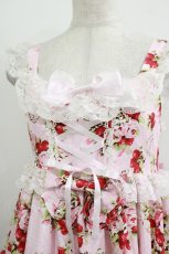 画像4: BABY,THE STARS SHINE BRIGHT / シュガーブーケ柄ロココジャンパースカート Free ピンク H-25-10-27-004-BA-OP-NS-ZH (4)