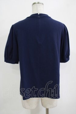 画像3: Jane Marple / Tulle Frill Puffy Sleeve Pullover  ネイビー H-25-10-27-037-JM-TO-KB-ZH