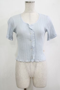 画像1: Katie / UNDER PRETTIES short sleeve cardigan  BABY BLUE H-25-10-27-040-LO-TO-KB-ZH