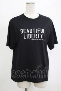 Jane Marple Dans Le Salon / Theme logo T-shirt  ブラック H-25-10-27-044-JM-TO-KB-ZT369