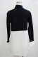 画像3: Jane Marple Dans Le Salon / Crumple collar pullover  ネイビー×オフホワイト H-25-10-27-045-JM-TO-KB-ZH (3)