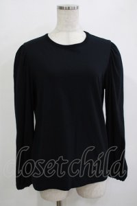 Jane Marple Dans Le Salon / Puffy sleeve pullover  ブラック H-25-10-27-046-JM-TO-KB-ZH