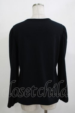 画像3: Jane Marple Dans Le Salon / Puffy sleeve pullover  ブラック H-25-10-27-046-JM-TO-KB-ZH