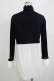 画像3: Jane Marple Dans Le Salon / Crumple collar pullover  ネイビー×ホワイト H-25-10-27-047-JM-TO-KB-ZH (3)