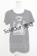 【SALE】MILK / perfume Tee  黒 H-25-10-27-048-ML-TO-KB-ZT369