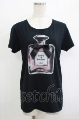 MILK / perfume Tee  黒 H-25-10-27-048-ML-TO-KB-ZT369
