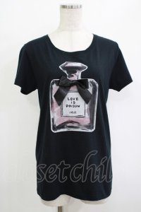 MILK / perfume Tee  黒 H-25-10-27-048-ML-TO-KB-ZT369