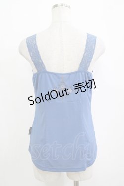 画像3: Ozz oneste / レースフリルキャミソール  青 H-25-10-27-053-OO-TO-KB-ZH