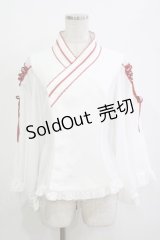 metamorphose / 着物合わせ風ブラウス Free オフ H-25-10-27-056-ME-BL-NS-ZH