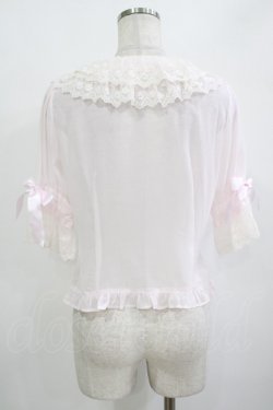 画像3: BABY,THE STARS SHINE BRIGHT / Floralレースの5分袖ブラウス Free ピンク H-25-10-27-058-BA-BL-NS-ZH