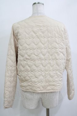 画像3: m petit by misako / サンリオキャラクターズコラボ シナモロール タフタハートキルトジャケット M アイボリー H-25-10-27-059-LO-JA-NS-ZH