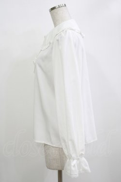 画像2: m petit by misako / AM マルエリフリルブラウス M オフ H-25-10-27-060-LO-BL-NS-ZH