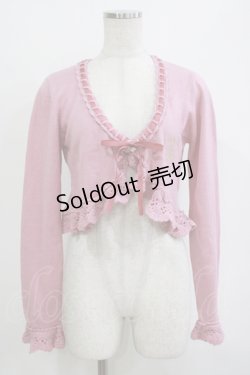 画像1: BABY,THE STARS SHINE BRIGHT / プリンセスドロップ刺繍ボレロ Free ピンク H-25-10-27-065-BA-TO-NS-ZH