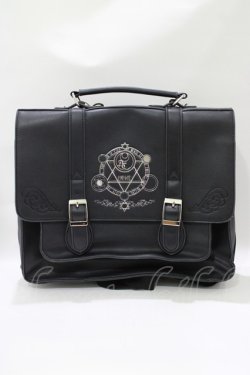 画像2: Amavel / 古の魔術書サッチェルバッグ  ブラック H-25-10-27-069-CA-BG-NS-ZH