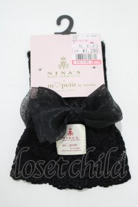 m petit by misako / AMリボンツキショートAC  ブラック H-25-10-27-073-LO-ZA-NS-ZH
