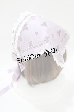 画像2: ALICE and the PIRATES / 秘密の冒険と幸せのワイナリー柄バブーシュカ  ラベンダー H-25-10-27-074-PA-AC-NS-ZH