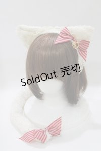 BABY,THE STARS SHINE BRIGHT / Le petit chat blanc セット(みみとしっぽ)  オフ H-25-10-27-078-BA-ZA-NS-ZH