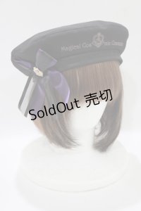 Amavel / Magical Cosmic Cosmetic ベレー帽  ブラック H-25-10-27-079-CA-AC-NS-ZH