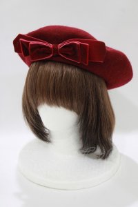 Maria pipi / ベルベットリボンベレー  ボルドー H-25-10-27-080-EL-AC-NS-ZH