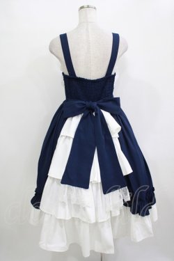 画像3: Chalmiere / 不思議の国のジャンパースカート M ネイビー H-25-10-27-001-PU-OP-NS-ZH