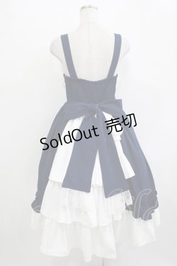 画像3: Chalmiere / 不思議の国のジャンパースカート M ネイビー H-25-10-27-001-PU-OP-NS-ZH