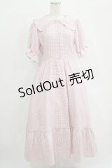 m petit by misako / AM*ギンガムCHKワンピース M ピンク H-25-10-27-009-LO-OP-NS-ZH