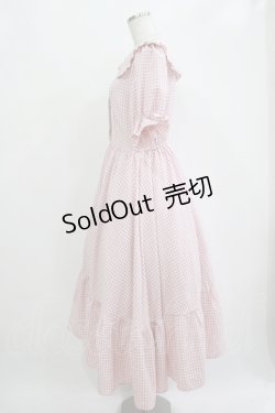画像2: m petit by misako / AM*ギンガムCHKワンピース M ピンク H-25-10-27-009-LO-OP-NS-ZH