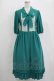 画像1: Physical Drop / ものがたりの少女ワンピース Free グリーン H-25-10-27-010-LO-OP-NS-ZH (1)