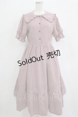 画像1: m petit by misako / AM*ギンガムCHKワンピース M レッド H-25-10-27-011-LO-OP-NS-ZH