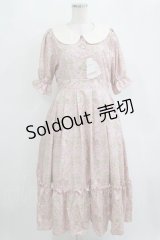 m petit by misako / NINA’Sコラボトワルドジュイワンピース M ピンク H-25-10-27-012-LO-OP-NS-ZH