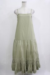 PINK HOUSE / ローンキャミソールワンピース Free グリーン H-25-10-27-016-LO-OP-NS-ZH