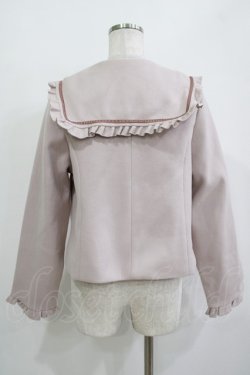 画像3: m petit by misako / AM*セーラーショートコート M ピンク H-25-10-27-019-LO-CO-NS-ZH