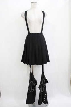 画像1: Amavel / Rockin' Girl レッグカバー付きスカパン Free ブラック H-25-10-27-020-CA-SK-NS-ZH