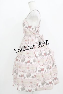 画像2: axes femme kawaii / お菓子柄ジャンパースカート M ピンク H-25-10-27-003-AX-OP-NS-ZH